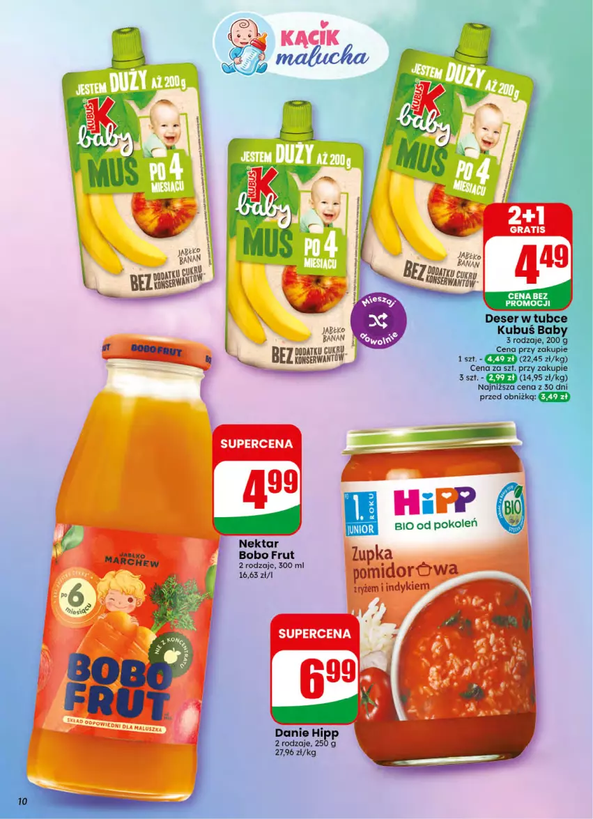 Gazetka promocyjna Dino - Gazetka 32 / 2026 - ważna 05.08 do 11.08.2026 - strona 10 - produkty: Deser, Kubuś, Nektar, Ser