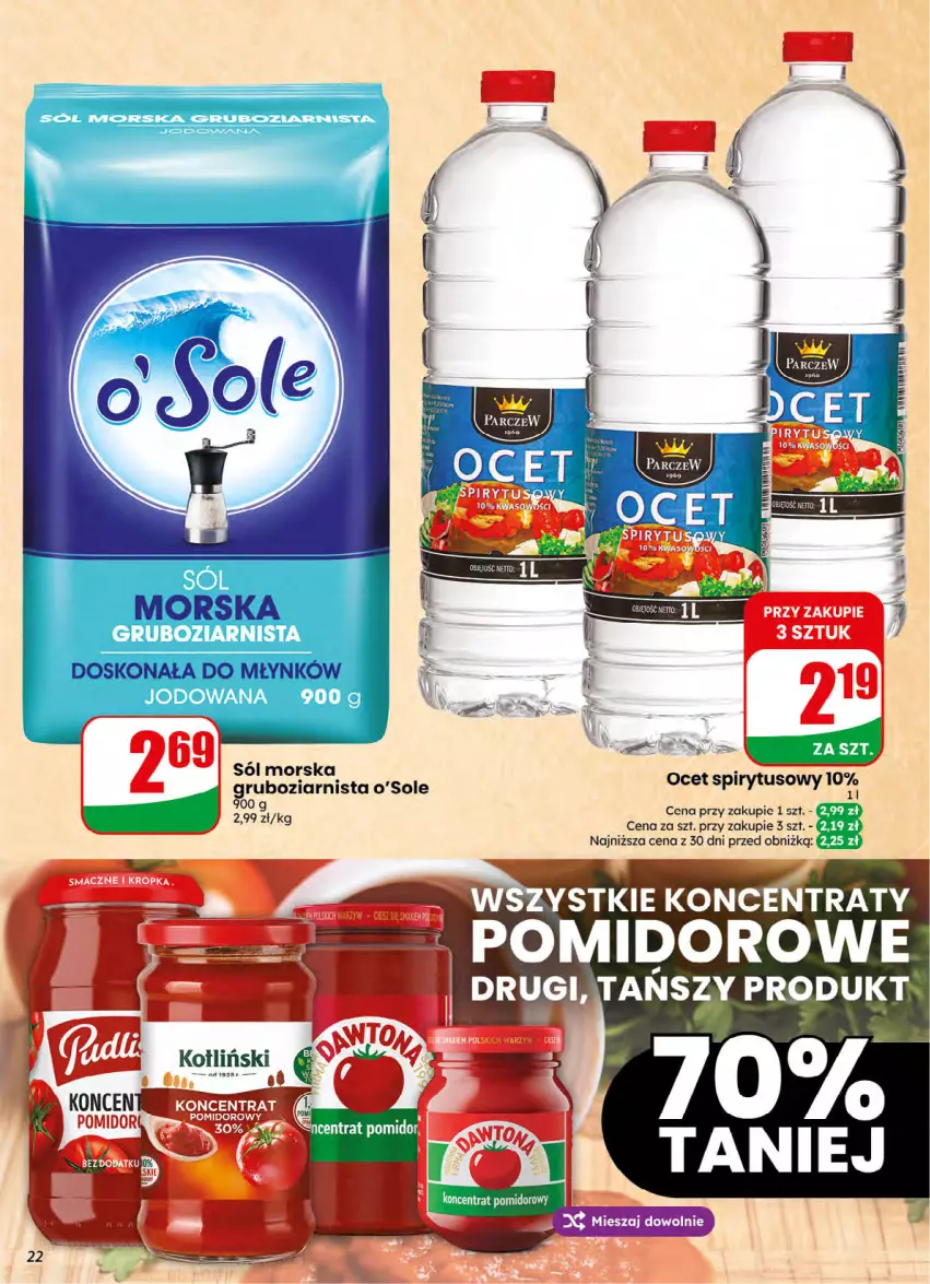 Gazetka promocyjna Dino - Gazetka 32 / 2026 - ważna 05.08 do 11.08.2026 - strona 22 - produkty: Ocet, Sól