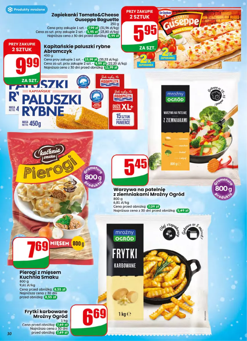 Gazetka promocyjna Dino - Gazetka 32 / 2026 - ważna 05.08 do 11.08.2026 - strona 30 - produkty: Frytki, Kuchnia, Ogród, Paluszki rybne, Pierogi, Warzywa