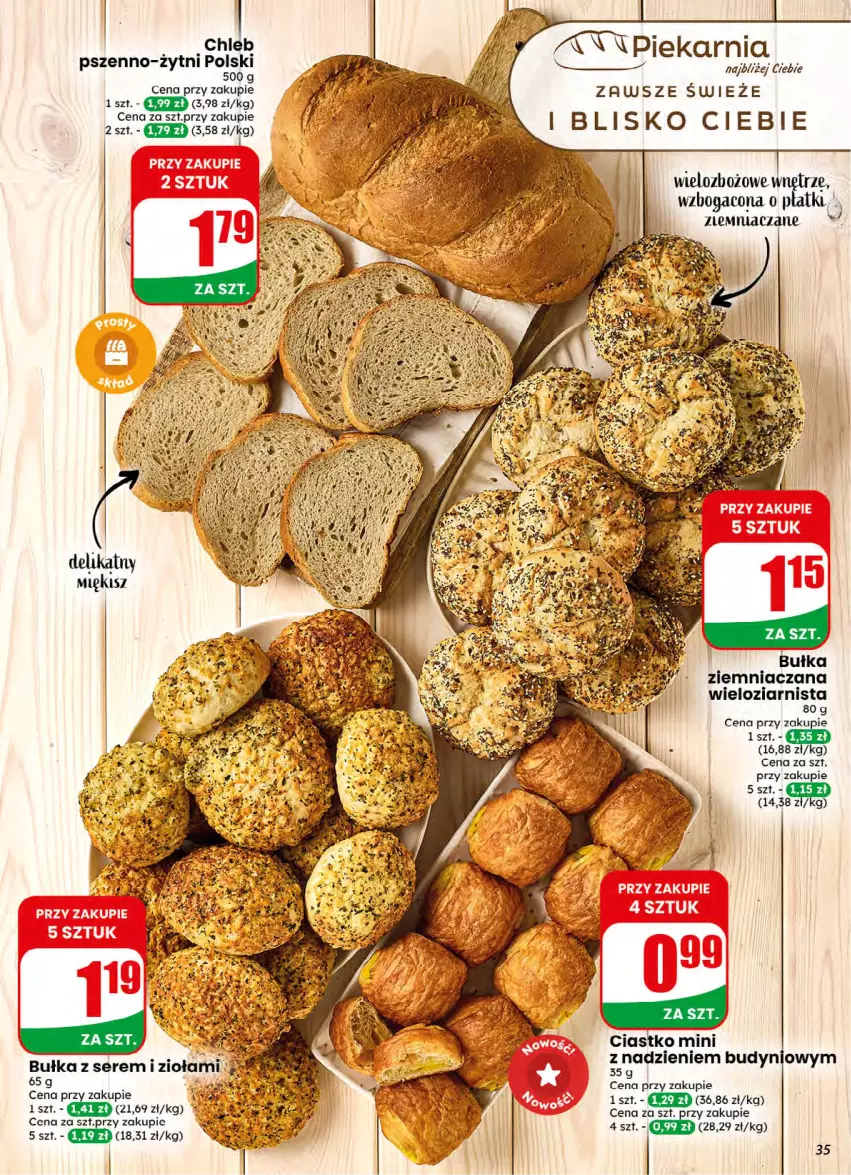 Gazetka promocyjna Dino - Gazetka 32 / 2026 - ważna 05.08 do 11.08.2026 - strona 35 - produkty: Bułka, Ser