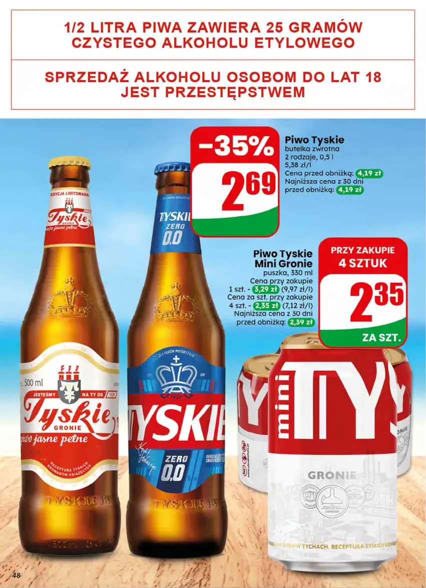 Gazetka promocyjna Dino - Gazetka 32 / 2026 - ważna 05.08 do 11.08.2026 - strona 48 - produkty: Gra, Piwa, Piwo, Tyskie