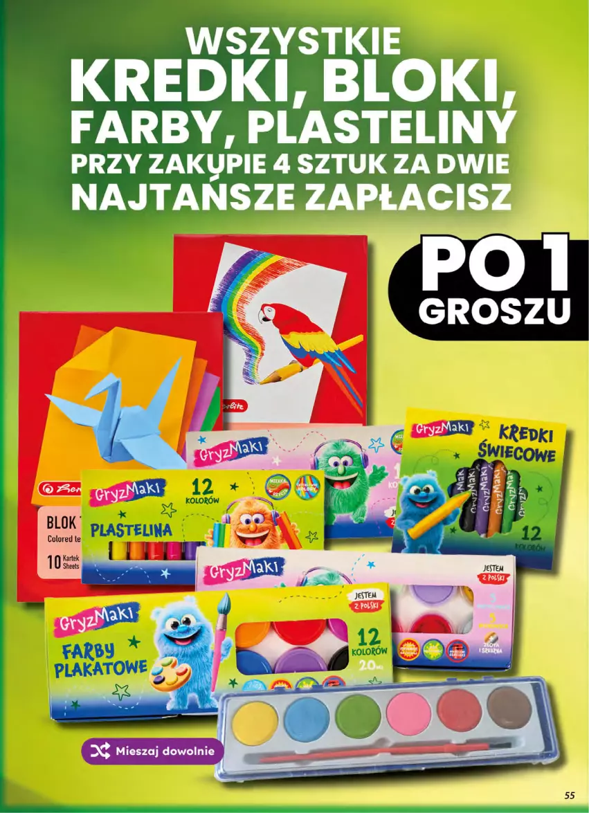 Gazetka promocyjna Dino - Gazetka 32 / 2026 - ważna 05.08 do 11.08.2026 - strona 55 - produkty: Fa, Plastelina