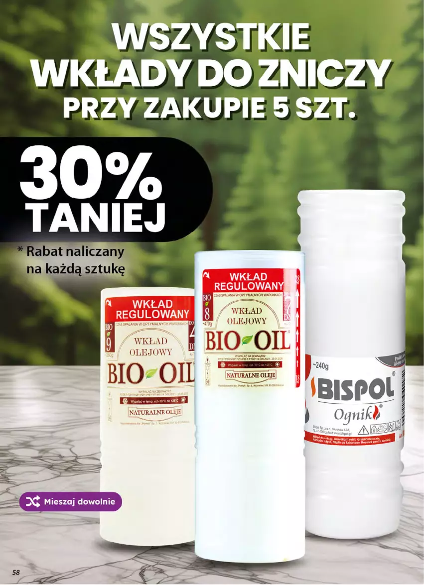 Gazetka promocyjna Dino - Gazetka 32 / 2026 - ważna 05.08 do 11.08.2026 - strona 58 - produkty: Olej, Znicz