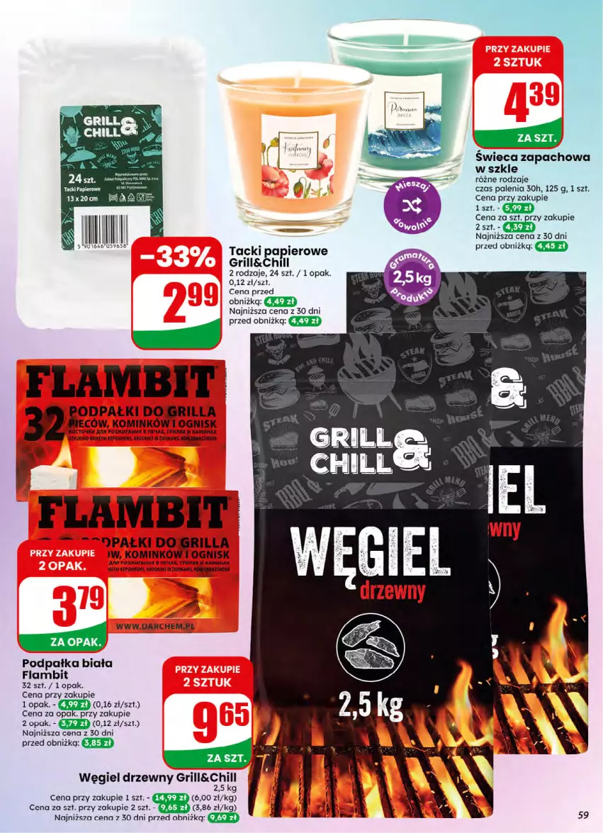 Gazetka promocyjna Dino - Gazetka 32 / 2026 - ważna 05.08 do 11.08.2026 - strona 59 - produkty: Grill, Koc, Papier, Węgiel drzewny