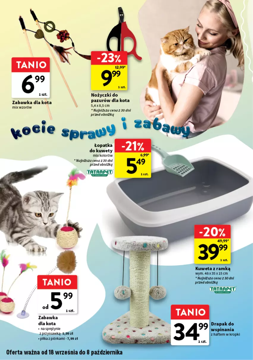 Gazetka promocyjna Intermarche - Katalog Z miłości do pupila - ważna 18.09 do 04.10.2025 - strona 10 - produkty: Drapak, Kuweta, Noż, Nożyczki, Tatra, Zabawka