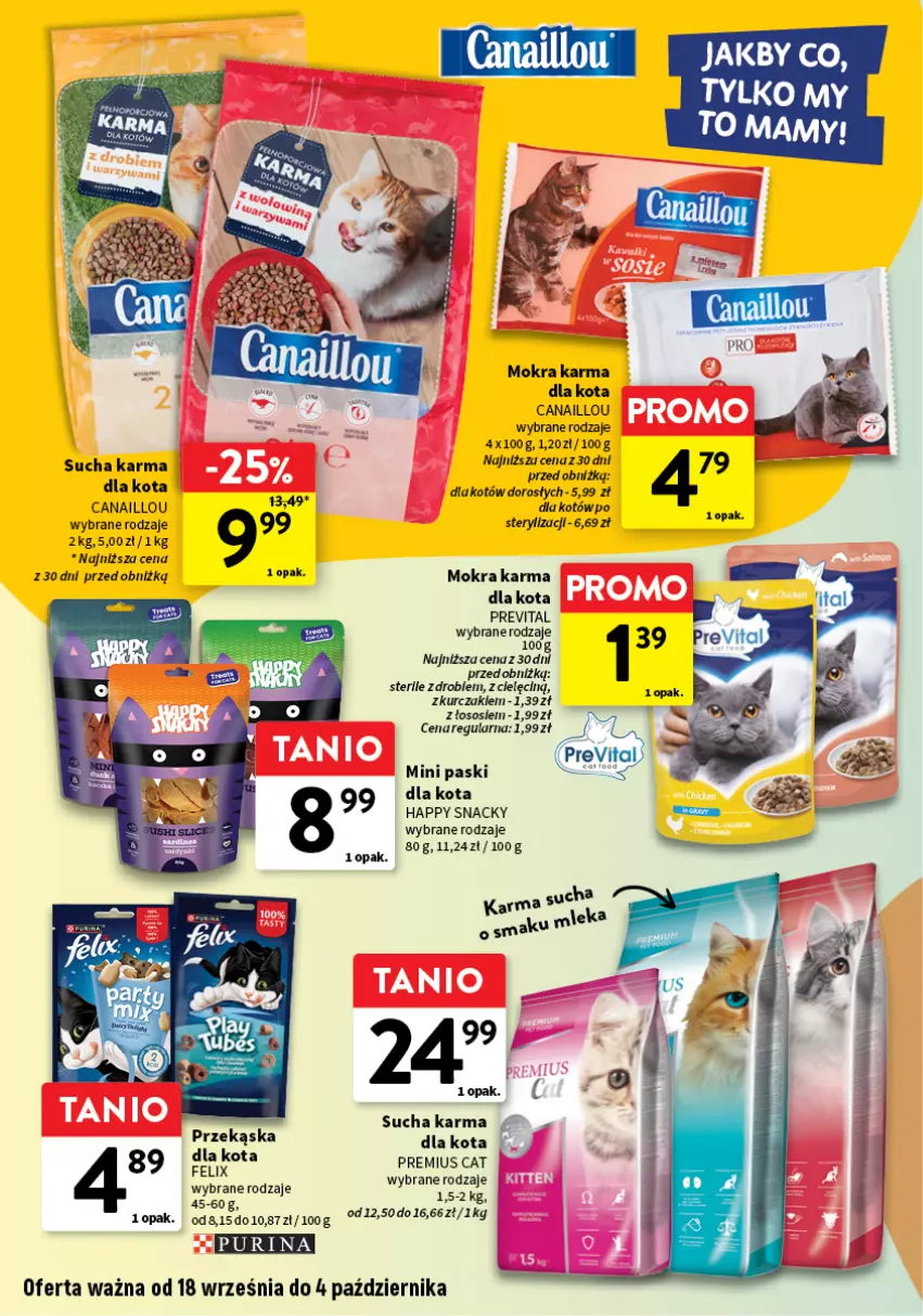 Gazetka promocyjna Intermarche - Katalog Z miłości do pupila - ważna 18.09 do 04.10.2025 - strona 8 - produkty: Canaillou, Kurczak, Mokra karma, Pur, Purina, Sos