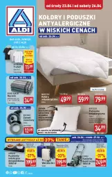 Gazetka promocyjna Aldi - Artykuły przemysłowe i tekstylia - Gazetka - ważna od 26.04 do 26.04.2025 - strona 1 - produkty: Bruno Banani, Kołdra, Walizka, T-shirt, Ręcznik, Rower, Poduszka, Kosiarka, Fa