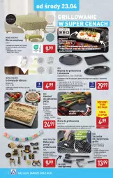 Gazetka promocyjna Aldi - Artykuły przemysłowe i tekstylia - Gazetka - ważna od 26.04 do 26.04.2025 - strona 2 - produkty: Piec, Por, Gra, Szczotka, Klej, Uchwyty, Girlanda, Piekarnik, Grill, Obrus, Pompony, Fa