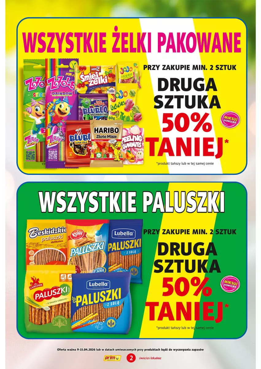 Gazetka promocyjna Prim Market - ważna 09.04 do 15.04.2026 - strona 2 - produkty: Haribo