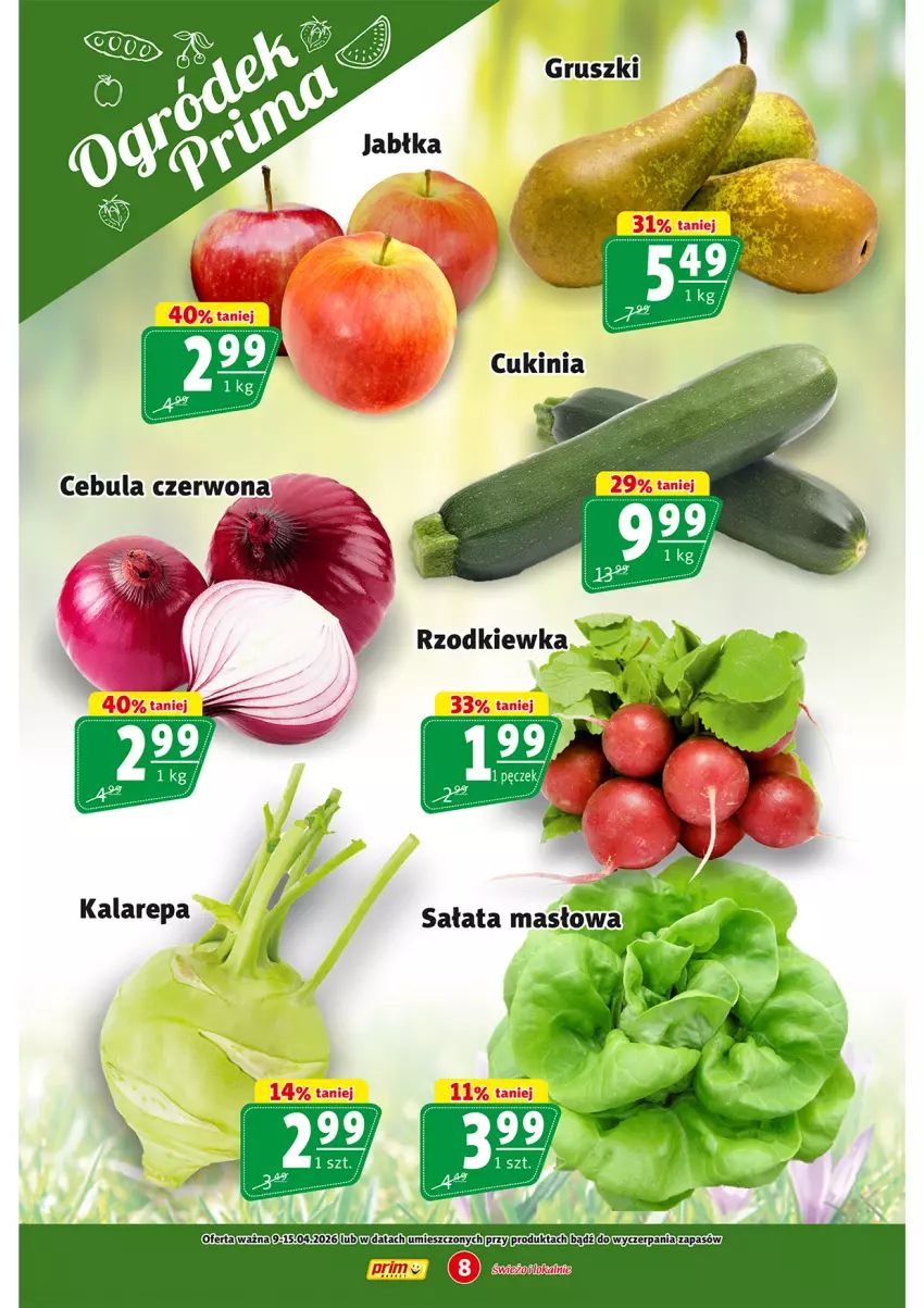 Gazetka promocyjna Prim Market - ważna 09.04 do 15.04.2026 - strona 8 - produkty: Gruszki