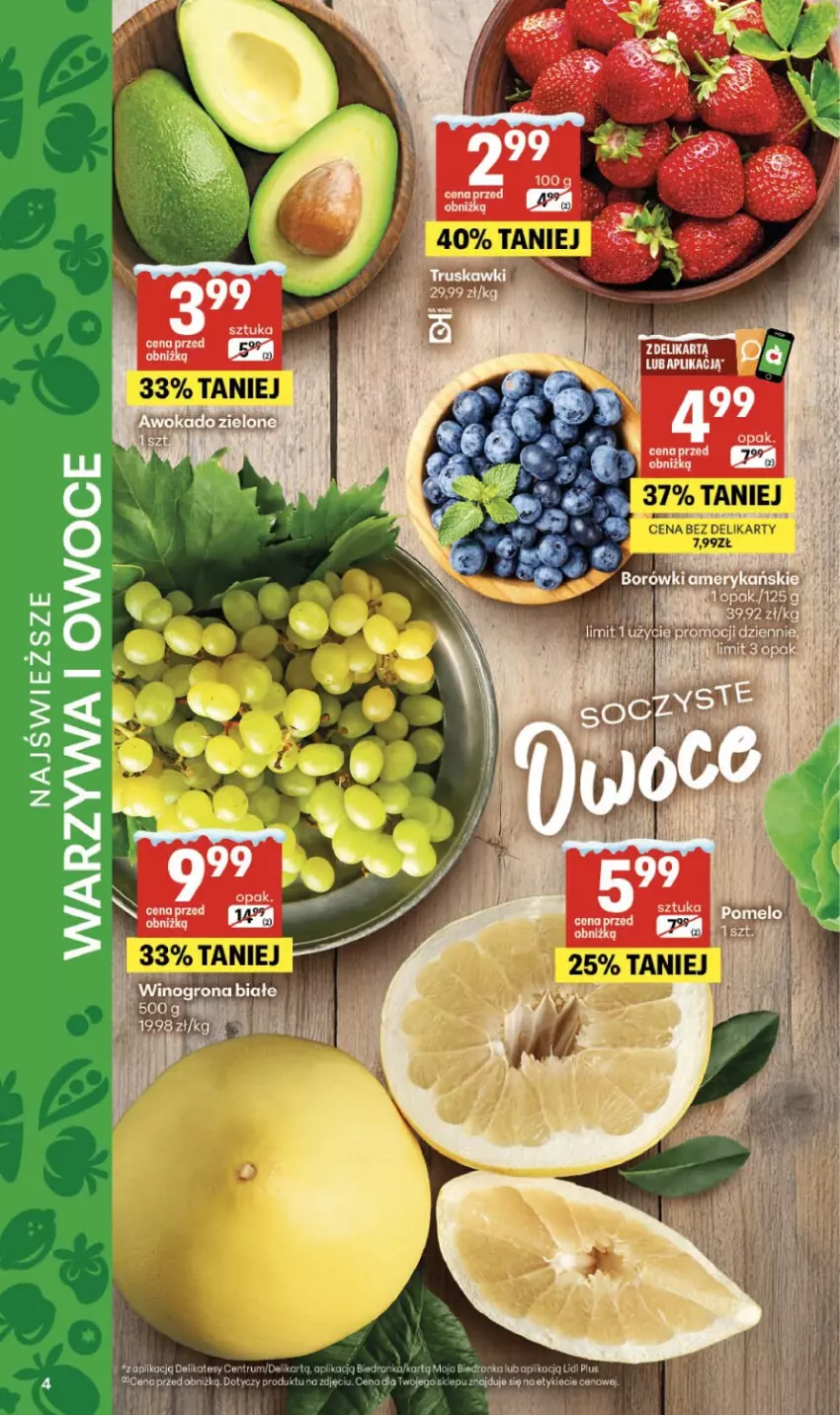 Gazetka promocyjna Delikatesy Centrum - Franczyza DC05 Czwartek - ważna 29.01 do 04.02.2026 - strona 4 - produkty: Owoce, Rum, Warzywa, Warzywa i owoce