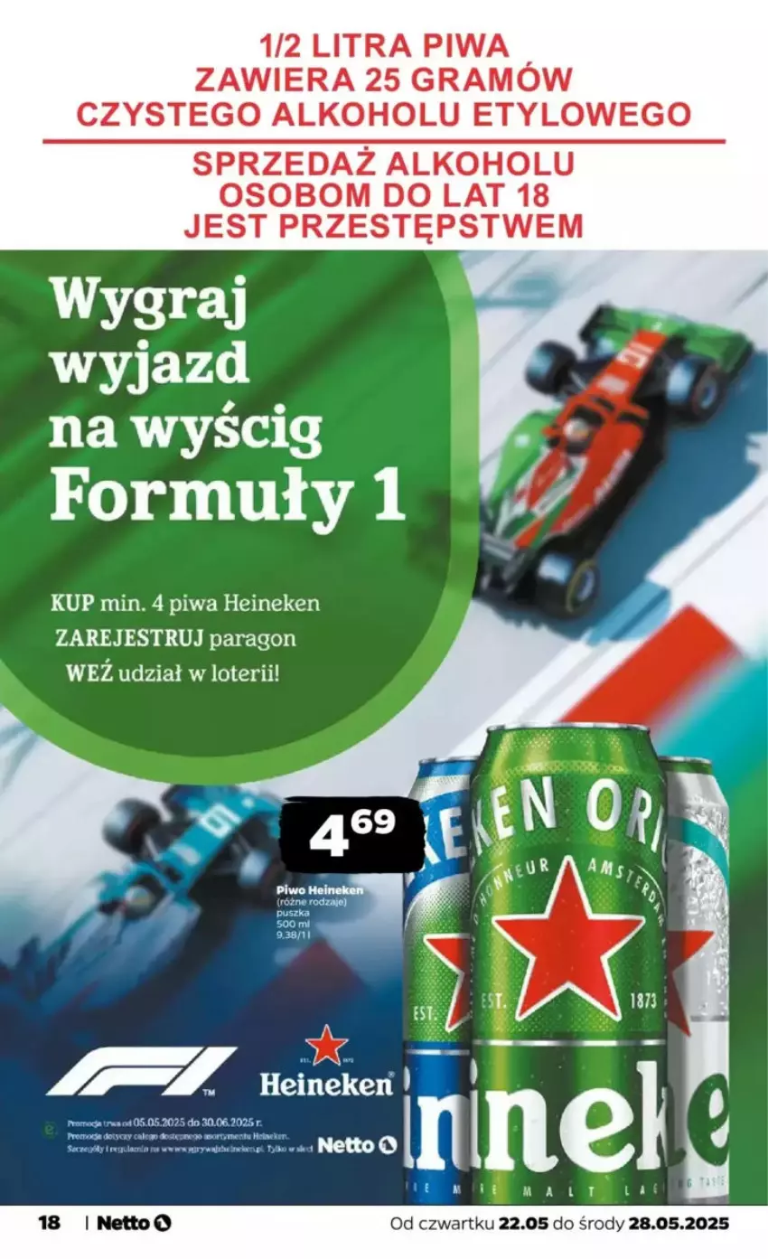 Gazetka promocyjna Netto - ważna 22.05 do 28.05.2025 - strona 10 - produkty: Gra, Heineken, Piwa