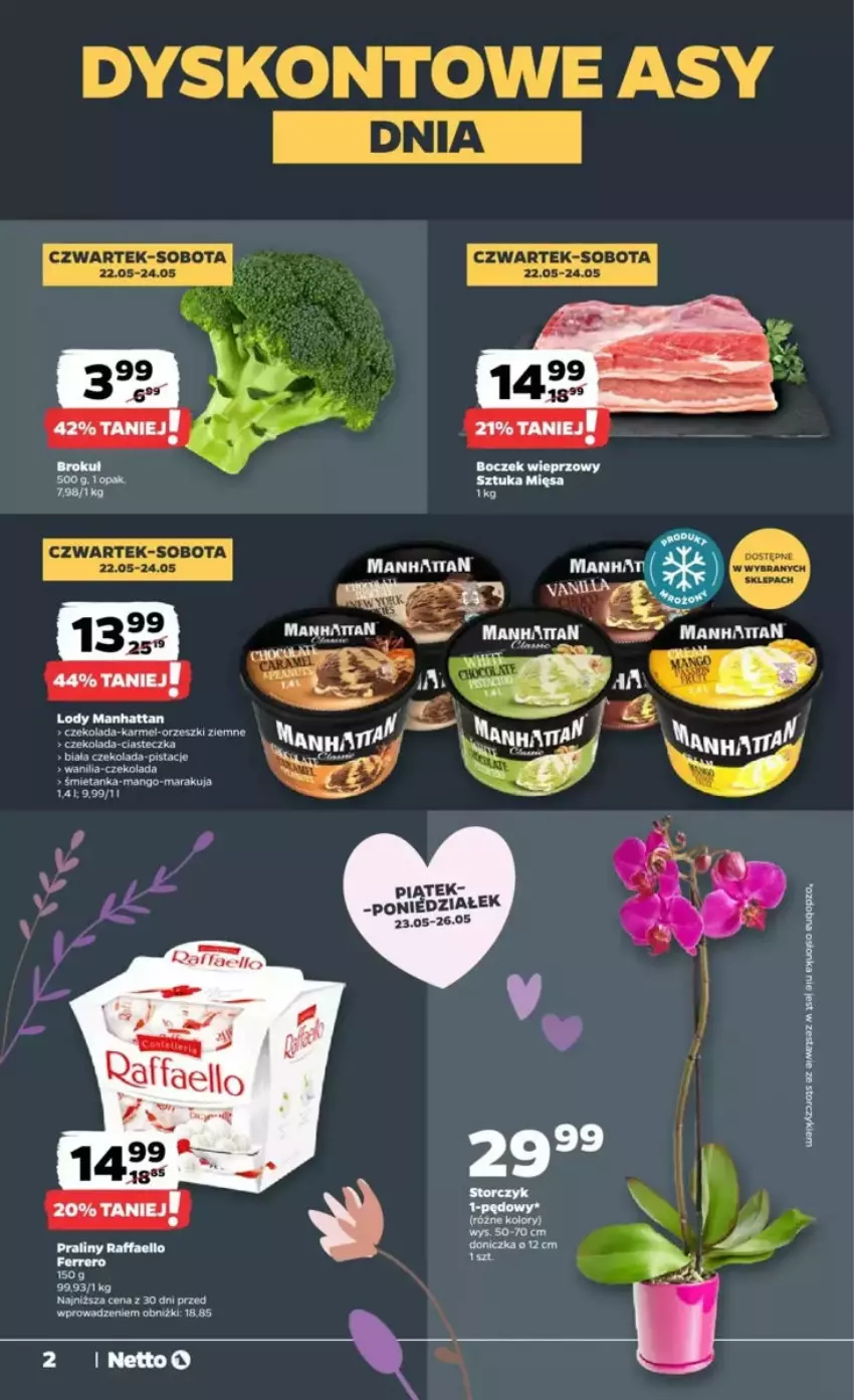 Gazetka promocyjna Netto - ważna 22.05 do 28.05.2025 - strona 12 - produkty: Czekolada, Fa, Lody, Orzeszki, Orzeszki ziemne, Pistacje, Storczyk