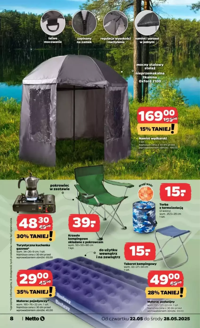 Gazetka promocyjna Netto - ważna 22.05 do 28.05.2025 - strona 68 - produkty: Gra, Materac, Taboret, Tera