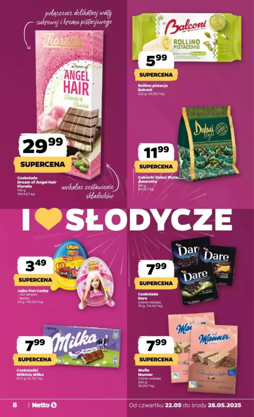 Gazetka promocyjna Netto - ważna 22.05 do 28.05.2025 - strona 71 - produkty: Barbie, Czekolada, Milka, Wafle