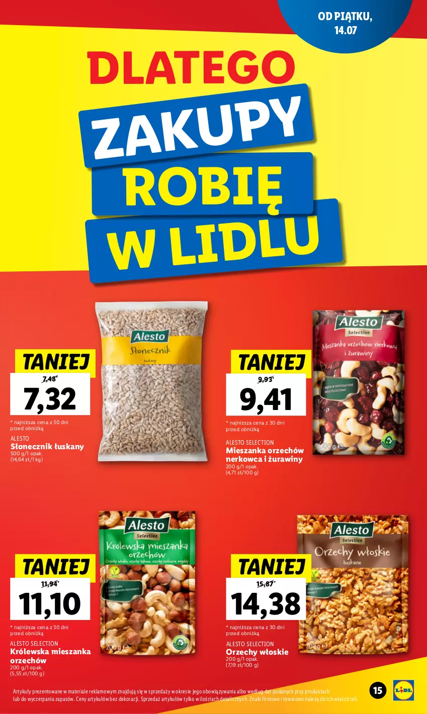 Gazetka promocyjna Lidl - GAZETKA - ważna 14.07 do 23.07.2023 - strona 15 - produkty: Orzechy włoskie