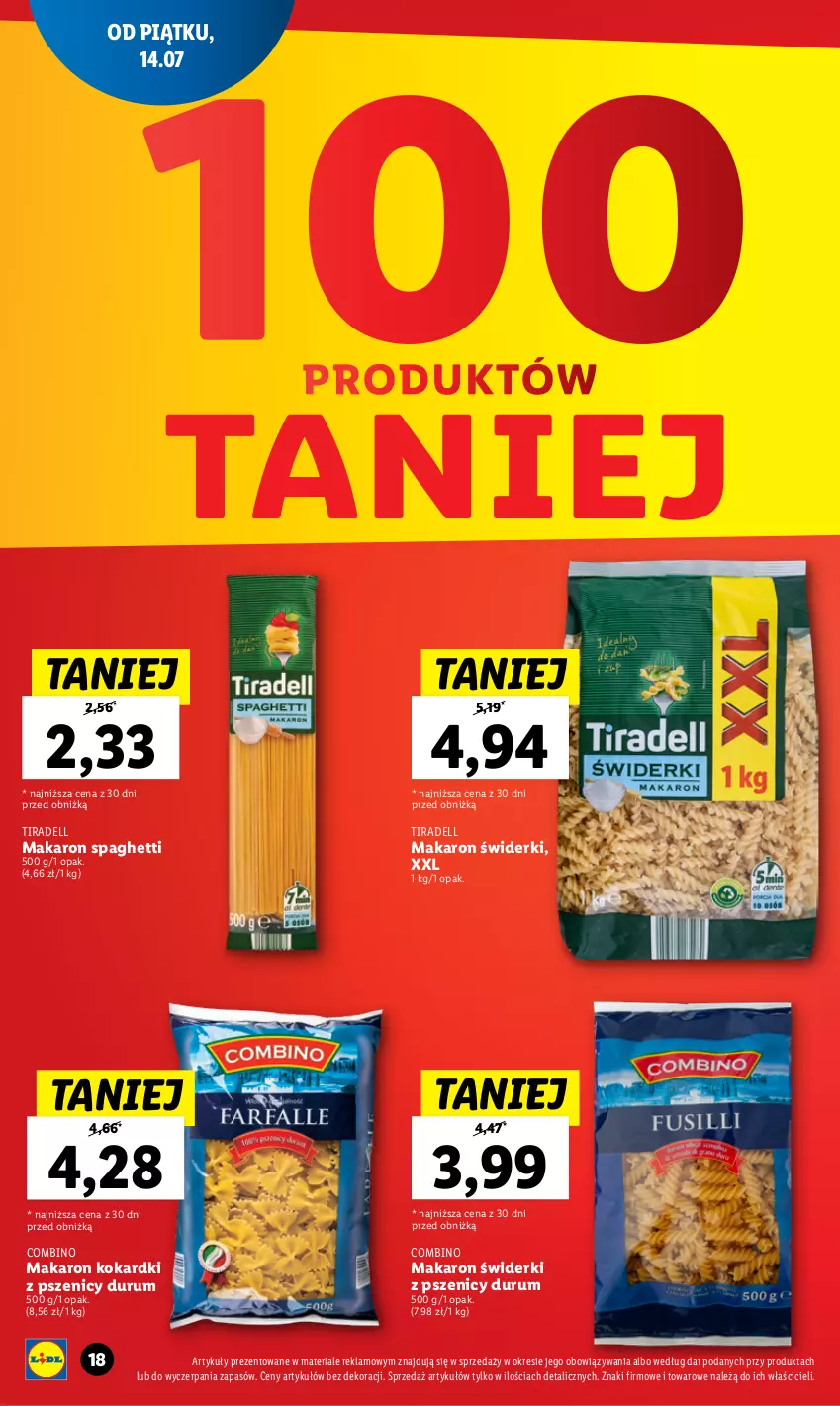 Gazetka promocyjna Lidl - GAZETKA - ważna 14.07 do 23.07.2023 - strona 18 - produkty: Dell, Makaron, Rum, Spaghetti