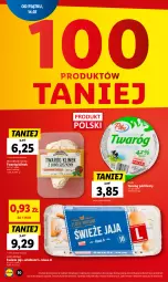 Gazetka promocyjna Lidl - GAZETKA - Gazetka - ważna od 23.07 do 23.07.2023 - strona 10 - produkty: Twaróg, Jaja, Pilos, Twaróg półtłusty