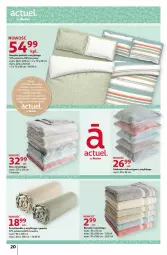 Gazetka promocyjna Auchan - Maxi Paki Niskie Ceny Hipermarkety - Gazetka - ważna od 19.01 do 19.01.2022 - strona 20 - produkty: Pościel, Poduszka dekoracyjna, Prześcieradło, Ręcznik, Komplet pościeli, Poduszka