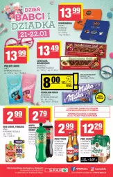 Gazetka promocyjna Spar - Spar - Gazetka - ważna od 24.01 do 24.01.2024 - strona 8 - produkty: Piwo, Ser, Mus, Praliny, Lindor, Tyskie, Wawel, Carlsberg, Czekolada, Tymbark, Kubuś, Lindt, Milka