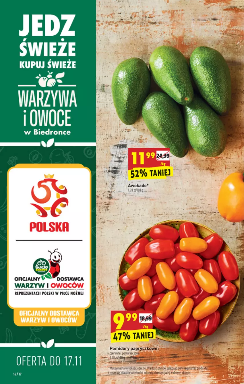 Gazetka promocyjna Biedronka - W tym tygodniu - ważna 15.11 do 20.11.2021 - strona 16 - produkty: Isla, Noż, Por, Sos, Warzywa