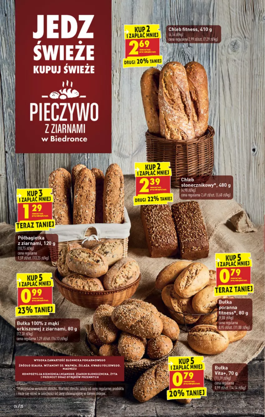 Gazetka promocyjna Biedronka - W tym tygodniu - ważna 15.11 do 20.11.2021 - strona 24 - produkty: Bagietka, Bułka, Chleb, Fa, HP, LG, Mule, Piec, Pieczywo, Półbagietka