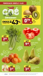 Gazetka promocyjna Aldi - Pełny katalog - Gazetka - ważna od 26.03 do 26.03.2022 - strona 2 - produkty: Mandarynki, Warzywa, Kiwi, Siatka, Gruszki, Owoce, Seler naciowy