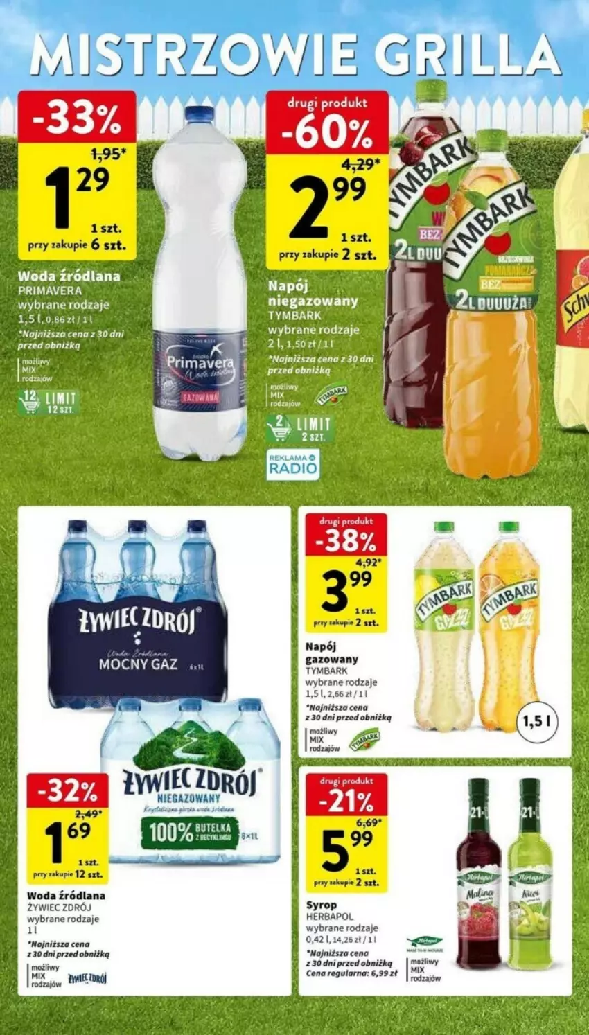 Gazetka promocyjna Intermarche - ważna 30.04 do 08.05.2024 - strona 3 - produkty: Fa, Herbapol, LANA, Napój, Napój gazowany, Syrop, Tymbark, Woda