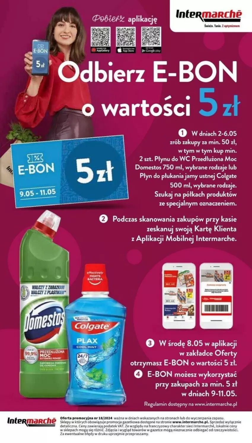 Gazetka promocyjna Intermarche - ważna 30.04 do 08.05.2024 - strona 35 - produkty: Colgate, Domestos, LG, Mobil, Płyn do płukania, Półka