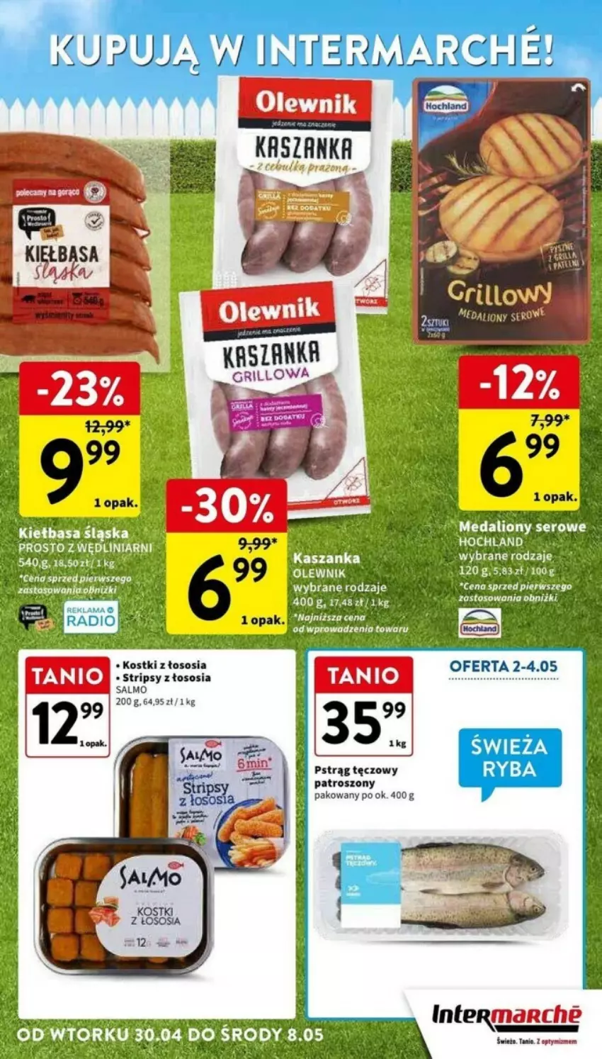 Gazetka promocyjna Intermarche - ważna 30.04 do 08.05.2024 - strona 38 - produkty: Kasza, Kaszanka, Pstrąg, Pstrąg tęczowy, Sos