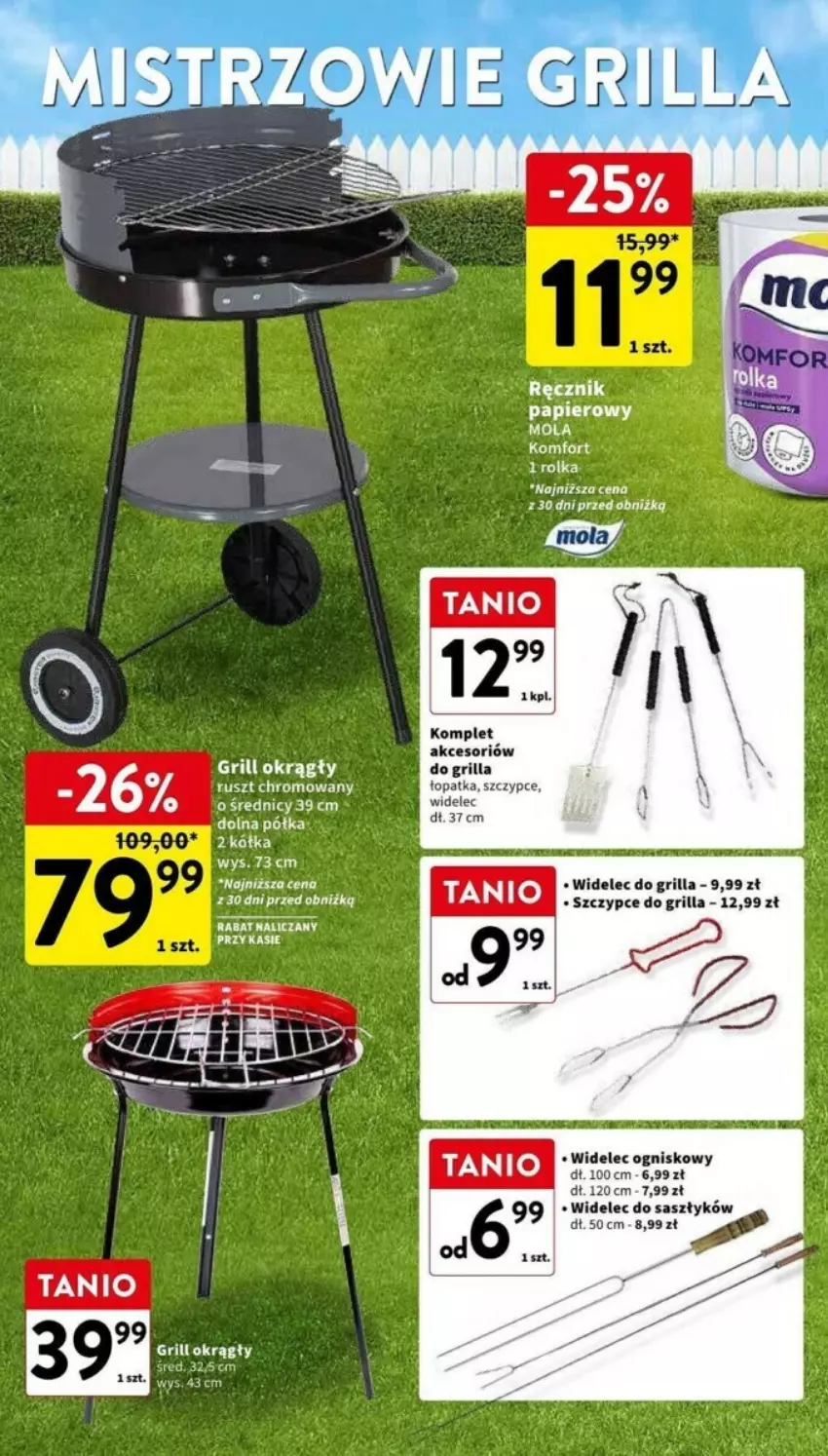 Gazetka promocyjna Intermarche - ważna 30.04 do 08.05.2024 - strona 7 - produkty: Grill, Papier, Półka, Szczypce, Widelec