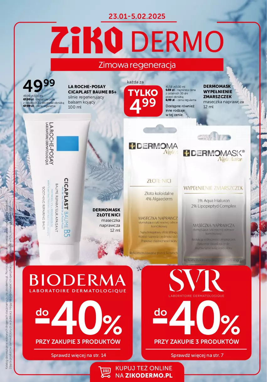 Gazetka promocyjna Ziko - Gazetka Ziko Dermo - ważna 23.01 do 05.02.2025 - strona 1 - produkty: La Roche-Posay, Mars