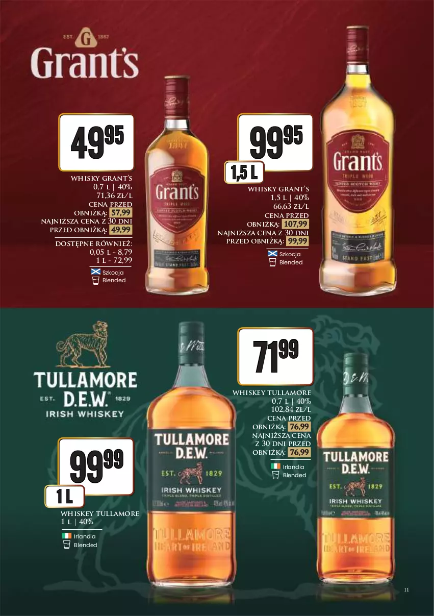 Gazetka promocyjna Dino - Katalog alkoholowy / maj-czerwiec 2026 - ważna 29.05 do 06.06.2026 - strona 11 - produkty: Gra, Koc, Whiskey, Whisky