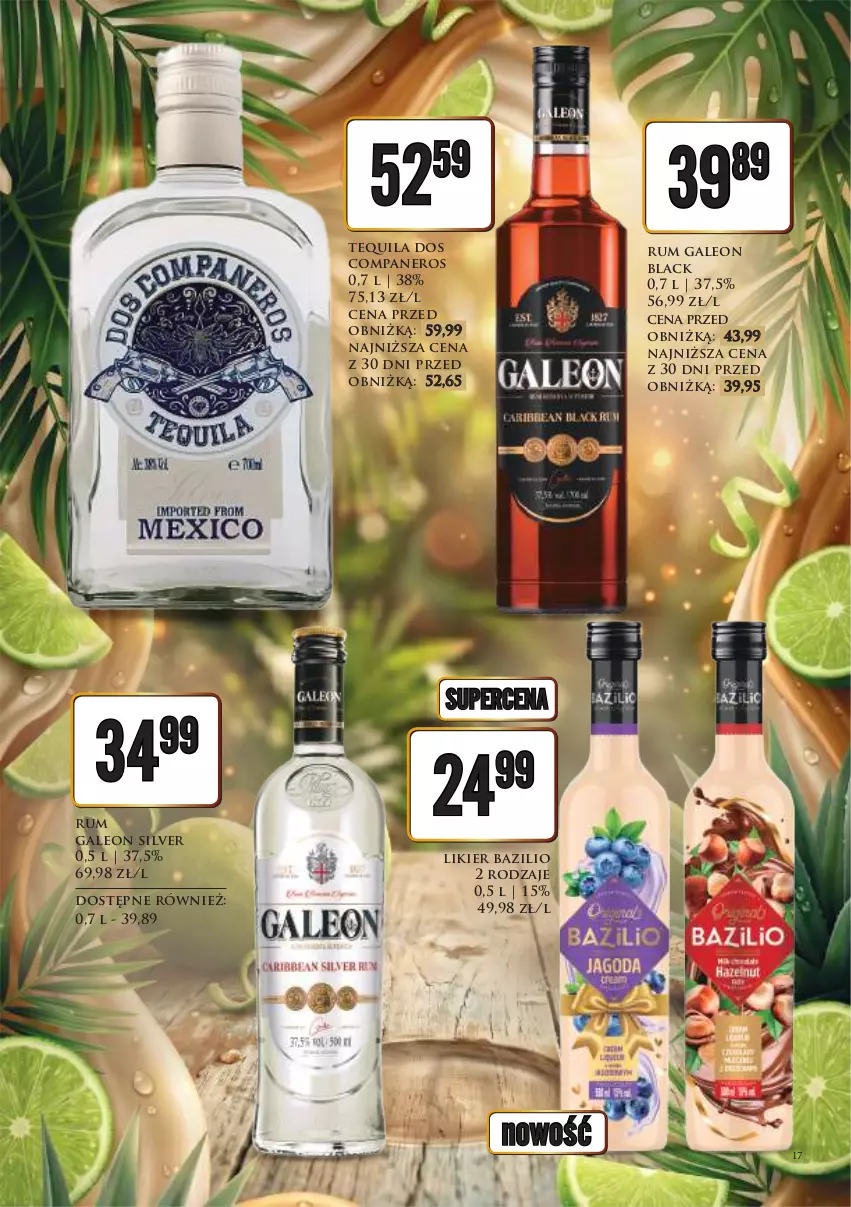 Gazetka promocyjna Dino - Katalog alkoholowy / maj-czerwiec 2026 - ważna 29.05 do 06.06.2026 - strona 17 - produkty: Lack, Leon, Likier, Rum, Tequila