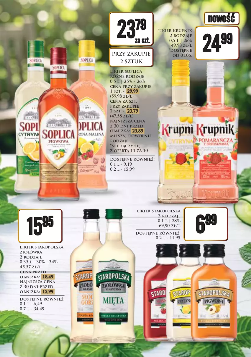 Gazetka promocyjna Dino - Katalog alkoholowy / maj-czerwiec 2026 - ważna 29.05 do 06.06.2026 - strona 19 - produkty: Krupnik, Likier, Soplica