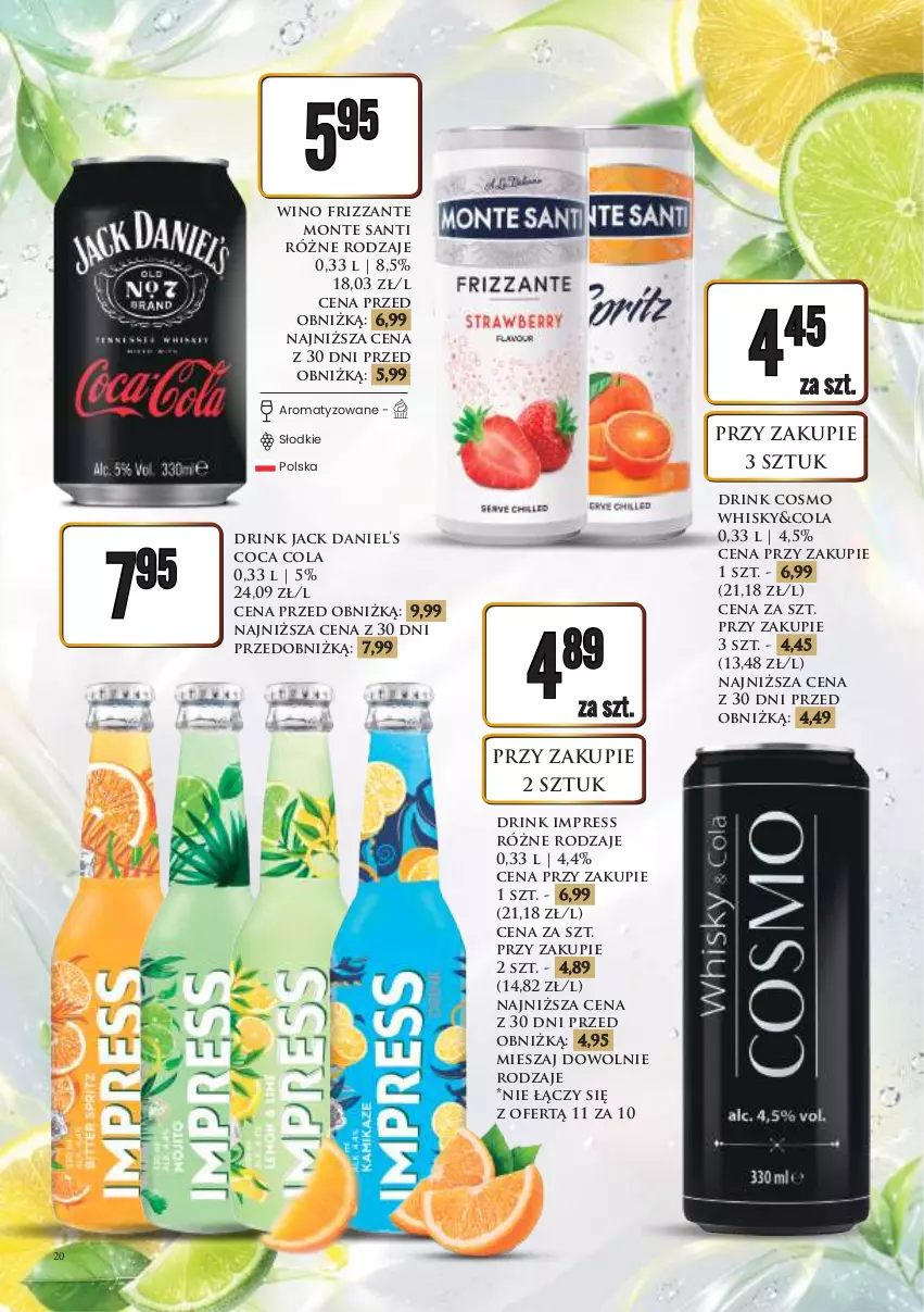 Gazetka promocyjna Dino - Katalog alkoholowy / maj-czerwiec 2026 - ważna 29.05 do 06.06.2026 - strona 20 - produkty: Monte, Monte Santi, Whisky, Wino
