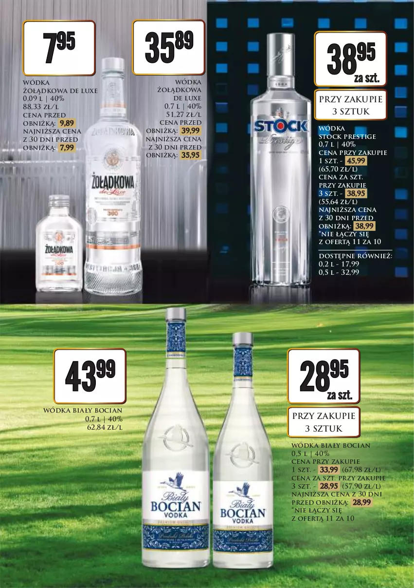 Gazetka promocyjna Dino - Katalog alkoholowy / maj-czerwiec 2026 - ważna 29.05 do 06.06.2026 - strona 5 - produkty: Biały Bocian, Stock, Wódka