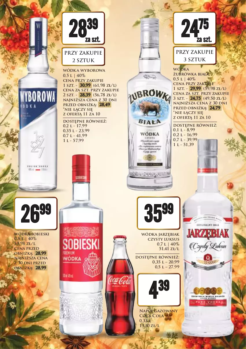 Gazetka promocyjna Dino - Katalog alkoholowy / maj-czerwiec 2026 - ważna 29.05 do 06.06.2026 - strona 6 - produkty: Napój, Napój gazowany, Wódka, Wyborowa