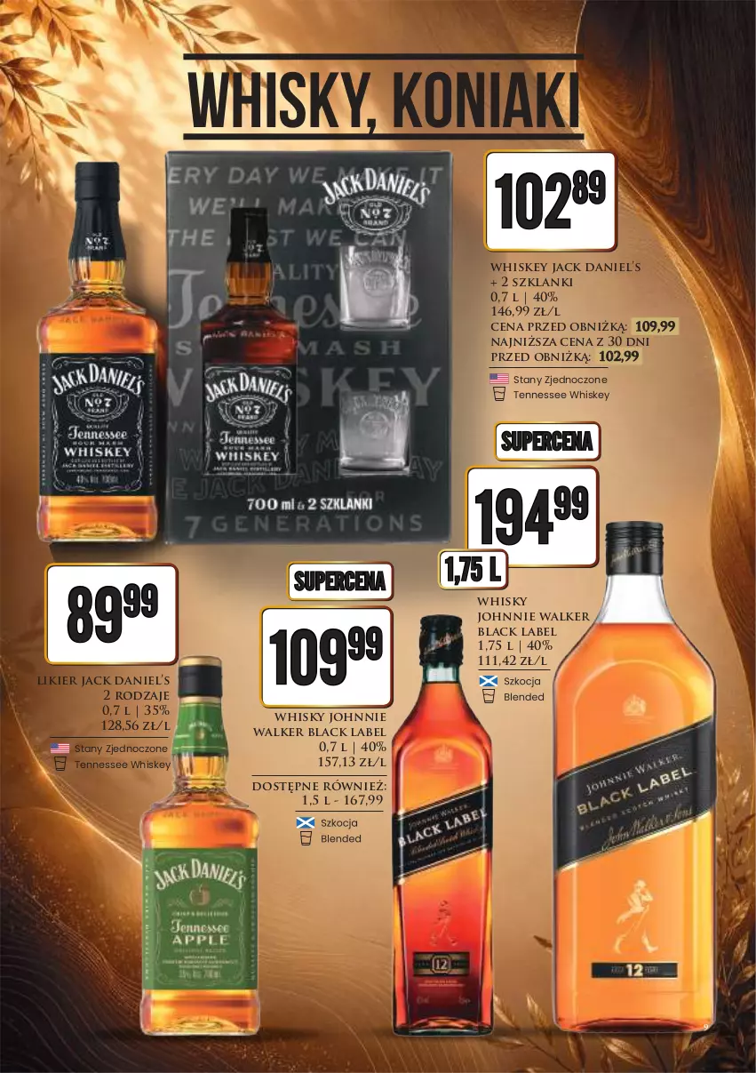 Gazetka promocyjna Dino - Katalog alkoholowy / maj-czerwiec 2026 - ważna 29.05 do 06.06.2026 - strona 9 - produkty: Johnnie Walker, Lack, Lanki, Likier, Whiskey, Whisky