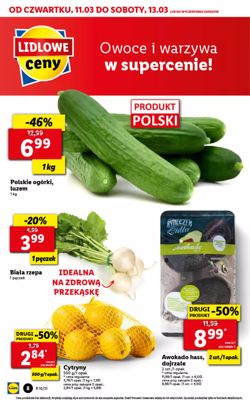 Gazetka promocyjna Lidl - GAZETKA - ważna 11.03 do 13.03.2021 - strona 8 - produkty: Top