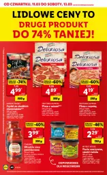Gazetka promocyjna Lidl - GAZETKA - Gazetka - ważna od 13.03 do 13.03.2021 - strona 40 - produkty: Sos, Salami, Pizza, Fa