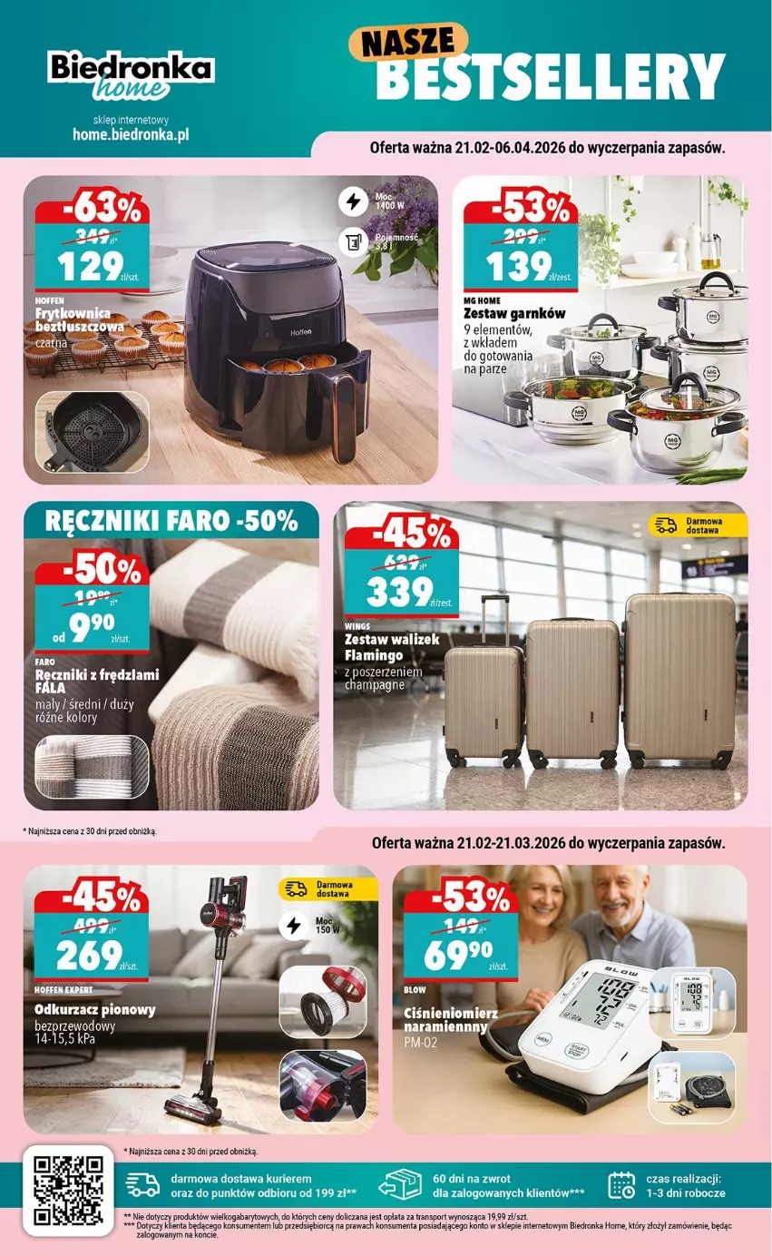 Gazetka promocyjna Biedronka - Home - ważna 21.02 do 28.02.2026 - strona 4 - produkty: Fa, Odkurzacz, Por, Sport, Tran