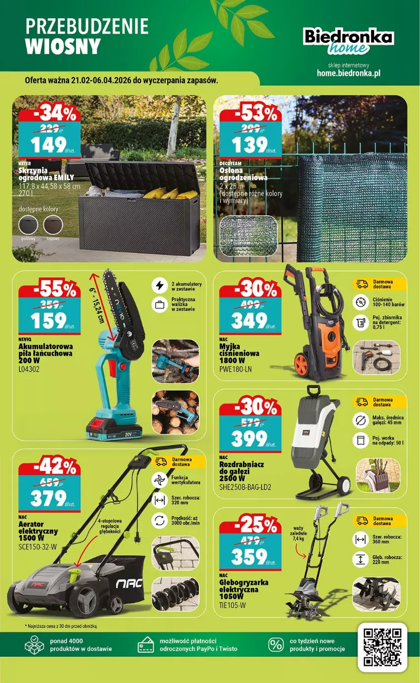 Gazetka promocyjna Biedronka - Home - ważna 21.02 do 28.02.2026 - strona 5 - produkty: EPEE, Fa, Koc, Por, Walizka