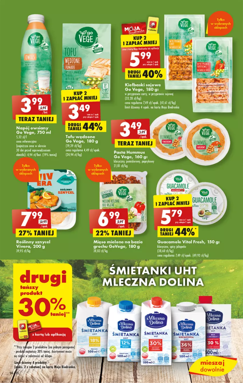 Gazetka promocyjna Biedronka - Gazetka - Biedronka.pl - ważna 16.01 do 21.01.2023 - strona 24 - produkty: Amol, Groch, Mięso, Mięso mielone, Ser, Tofu