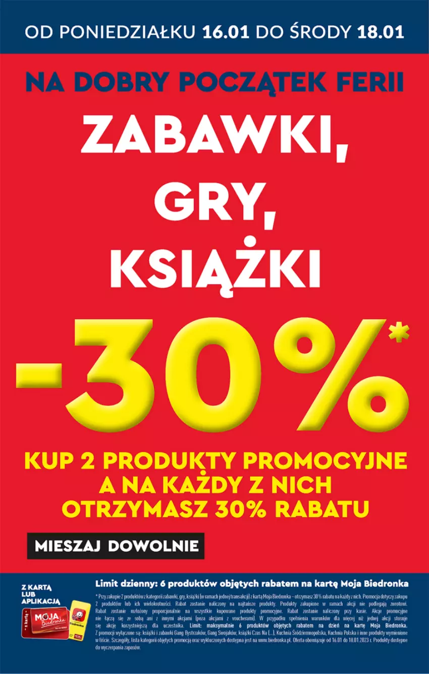 Gazetka promocyjna Biedronka - Gazetka - Biedronka.pl - ważna 16.01 do 21.01.2023 - strona 50 - produkty: Gry