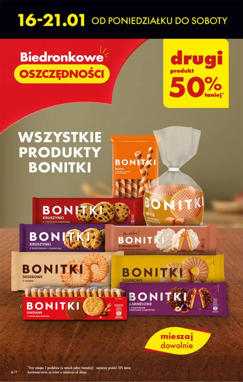 Gazetka promocyjna Biedronka - Gazetka - Biedronka.pl - ważna 16.01 do 21.01.2023 - strona 6 - produkty: Bonitki, Deser, Ser