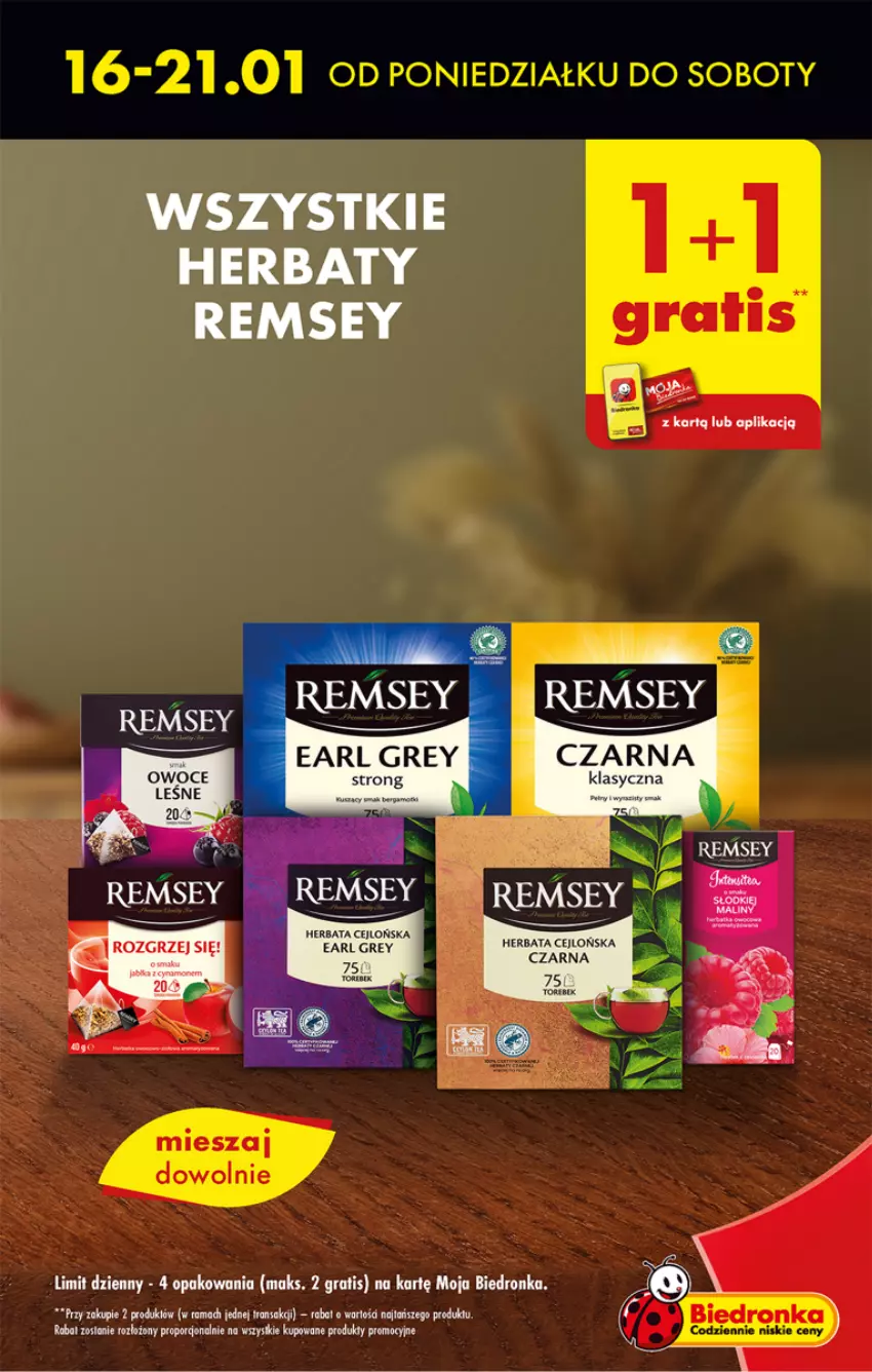 Gazetka promocyjna Biedronka - Gazetka - Biedronka.pl - ważna 16.01 do 21.01.2023 - strona 7 - produkty: Ba!, Earl Grey, Fa, Gra, Herbata, Por