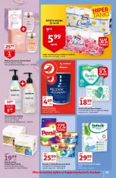 Gazetka promocyjna Auchan - Sezon na radość Supermarkety - Gazetka - ważna od 26.05 do 26.05.2021 - strona 11 - produkty: Woda perfumowana, Krem do twarzy, Pampers, Papier, Ręcznik kuchenny, Perfum, Persil, Stek, Papier toaletowy, Ręcznik, Mars, Chusteczki, Foxy, Kapsułki do prania, Woda