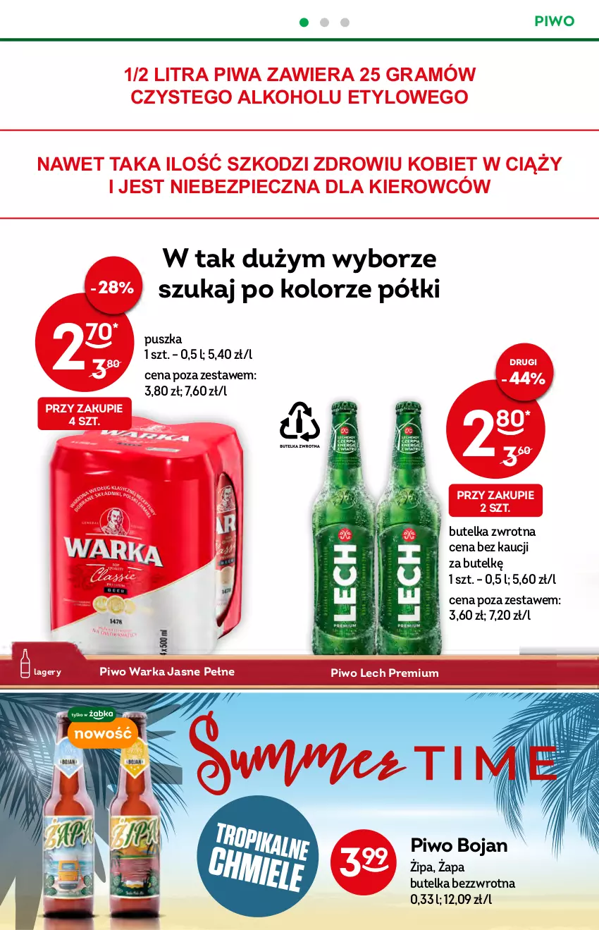 Gazetka promocyjna Żabka - ważna 20.07 do 26.07.2022 - strona 22 - produkty: Gra, Lech Premium, Piec, Piwa, Piwo, Warka