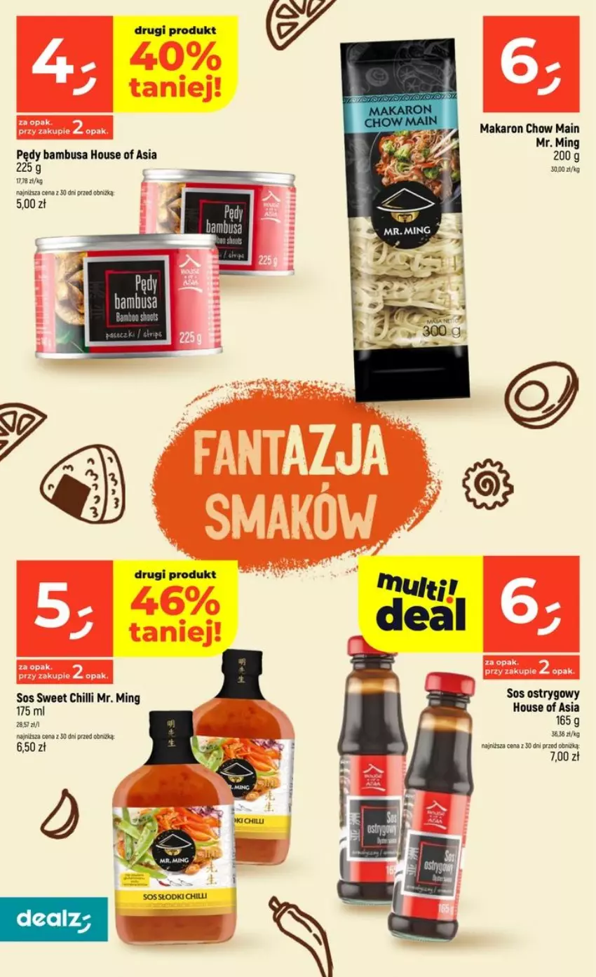 Gazetka promocyjna Dealz - NOWA GAZETKA - ważna 16.07 do 22.07.2026 - strona 14 - produkty: House of Asia, Makaron, Pędy bambusa, Sos, Sos ostrygowy